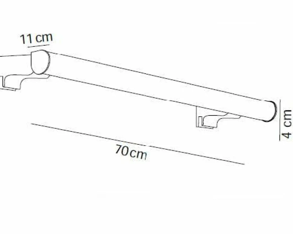 Aplique Led 700Mm Redondo – Cromo Modelo Apliques – 7645002 – Manillons Torrent