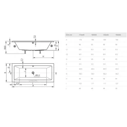 Bañera DS Confort – Sanycces – Cube