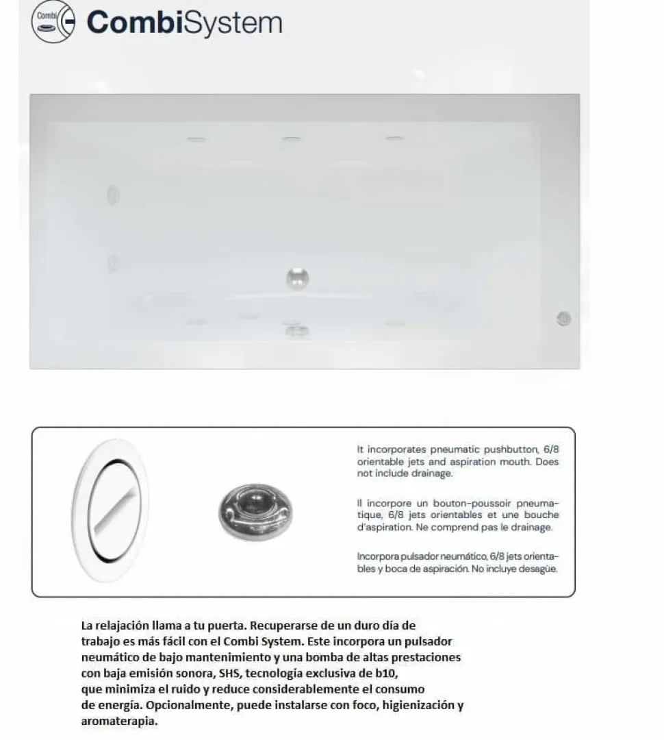 Bañera Encastrada Acrilica Ø 170 Cm – Cimbra – Baños10
