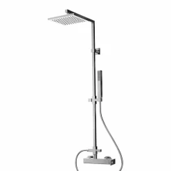 Columna De Ducha Mezcladora Nitro Rociador 250 Mm Y Flexo Pvc – 52450301 – Galindo