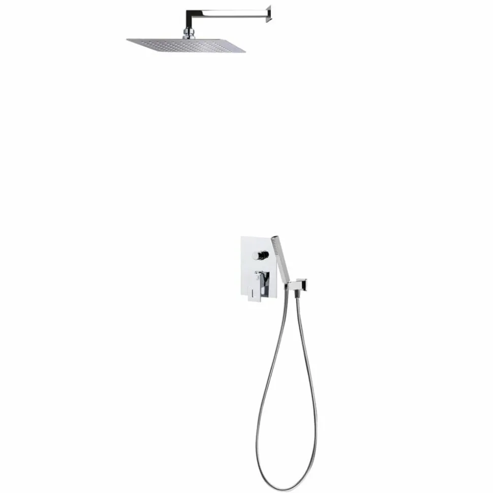 Conjunto De Baño-ducha Empotrable Nitro Negro – K15247416 – Galindo – LuxCover