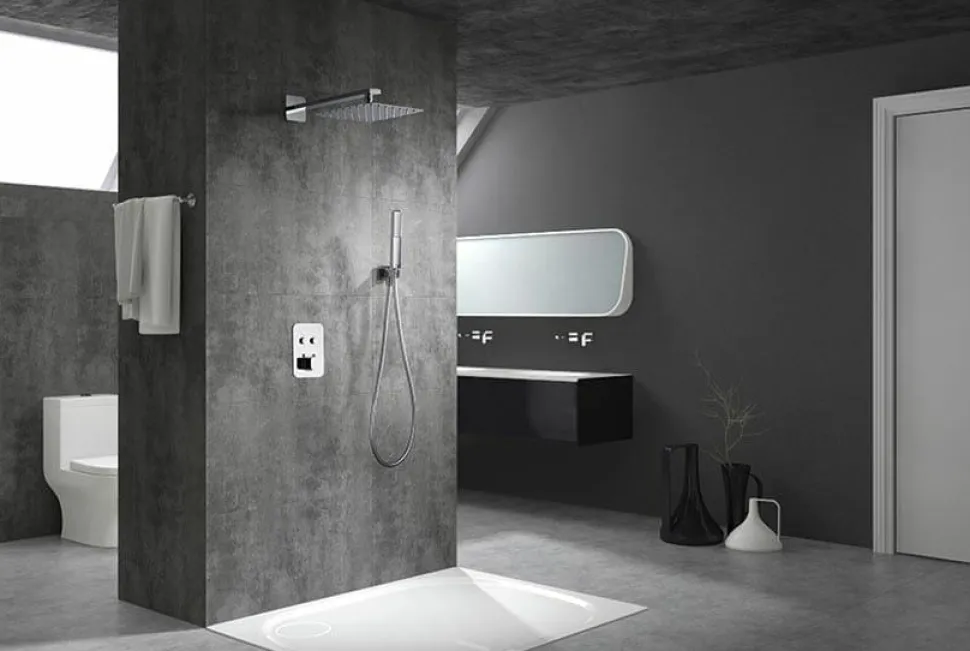 Conjunto Ducha Termostático Empotrado Madeira – GTM021 – Imex