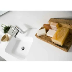 Conjunto Encimera Suspendida SolidCoat Surface Con Bajo Mueble 1 Cajon Y Tapa – Serie Life – Baños10