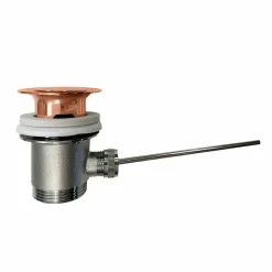 Desagüe Automático Lavabo Bidet Tapón Pequeño Completo Con Varilla Y Pomo Cobre Envejecido – 47341 – Galindo – LuxCover