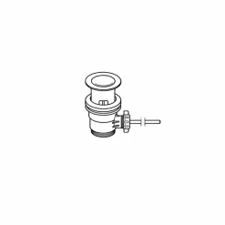 Desagüe Automático Lavabo Bidet Tapón Grande Completo Con Varilla Y Pomo Bronce – 47240 – Galindo – LuxCover
