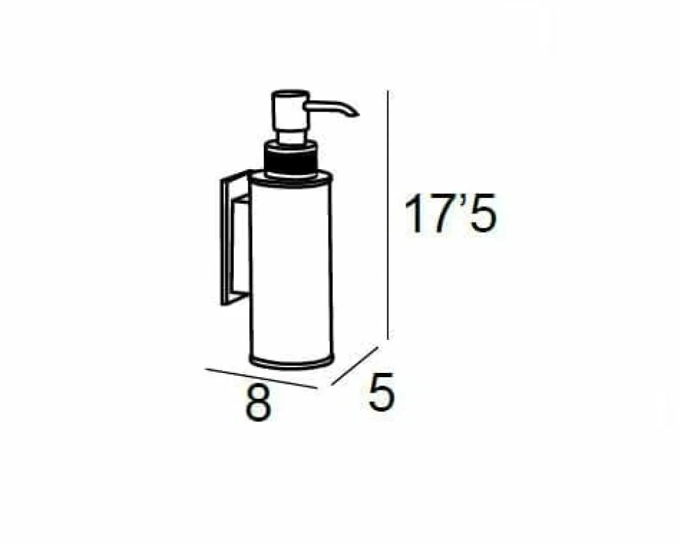 Dosificador Pared Adh. – Oro Modelo Carmen – 6677001 – Manillons Torrent