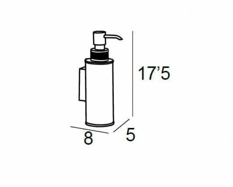 Dosificador Pared – Cromo Modelo Carmen – 6647002 – Manillons Torrent