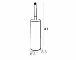 Escobillero De Pie – Oro-Blanco Modelo Combis – 6674050 – Manillons Torrent