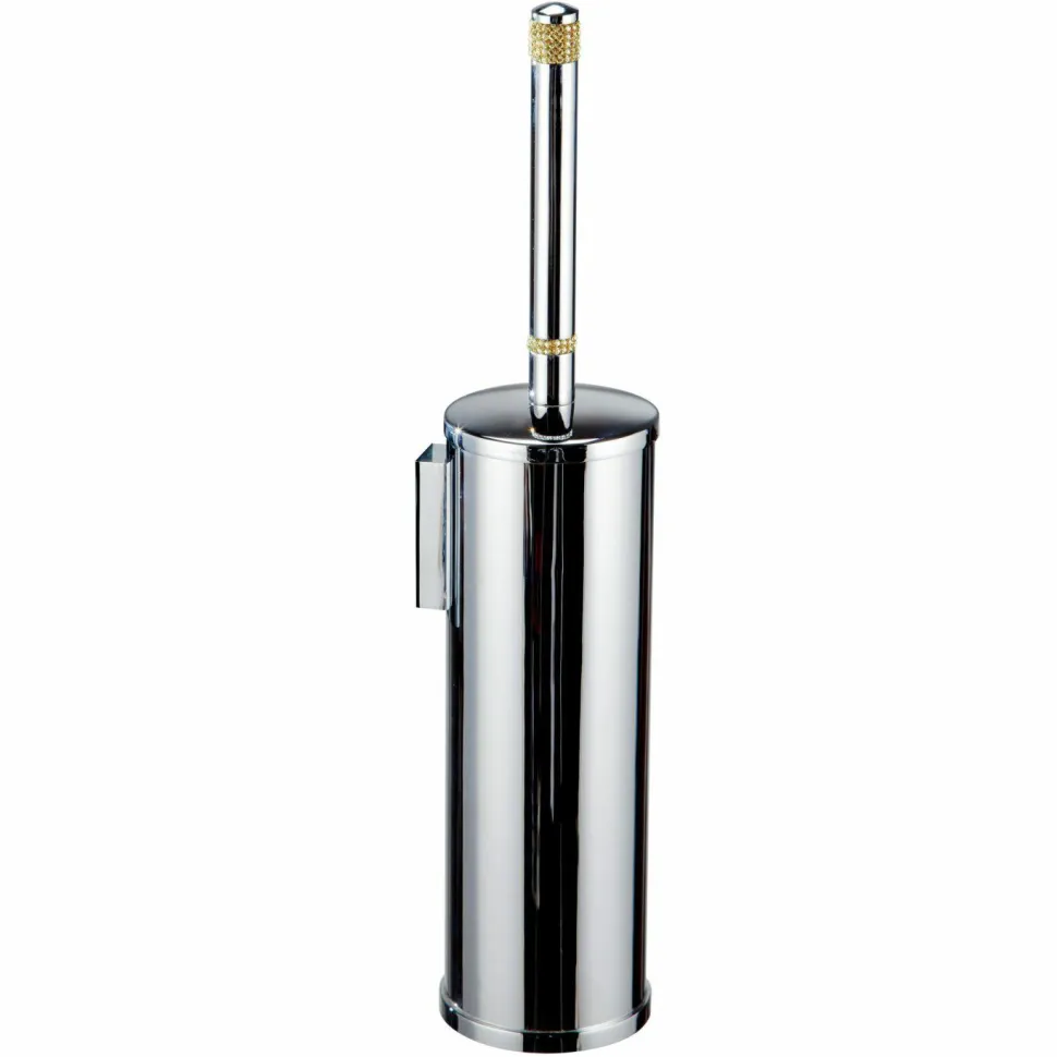 Escobillero Pared – Cromo/Oro Modelo Carmen – 6627003 – Manillons Torrent