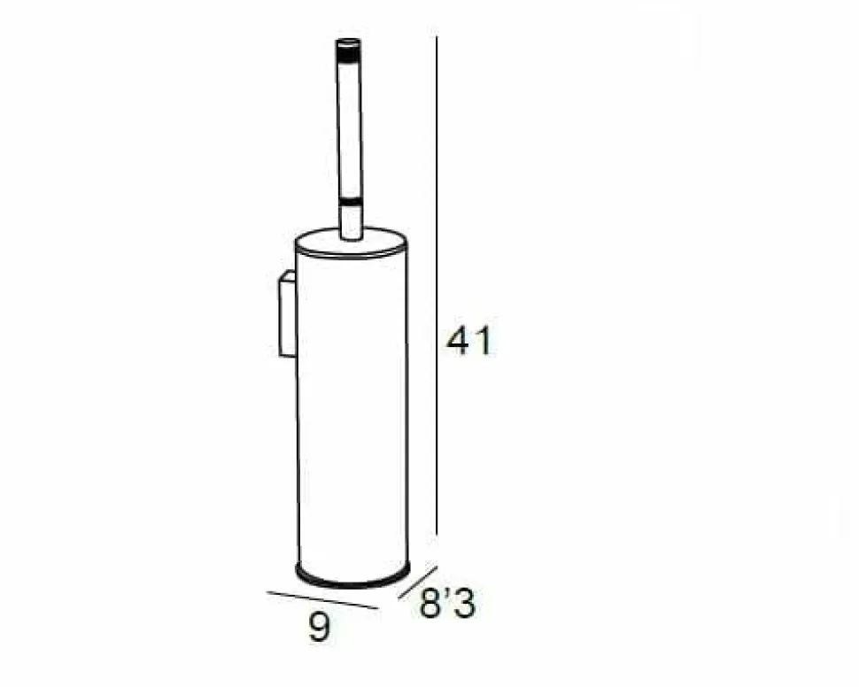 Escobillero Pared – Oro-Blanco Modelo Carmen – 6627050 – Manillons Torrent