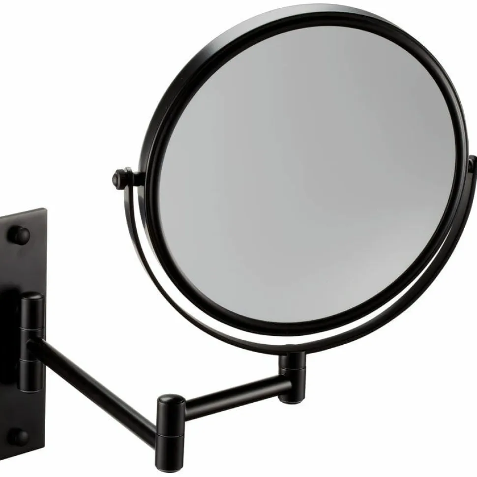 Espejo Aumento 5X Pared Ad Negro Mate Modelo Combis – 6549081 – Manillons Torrent