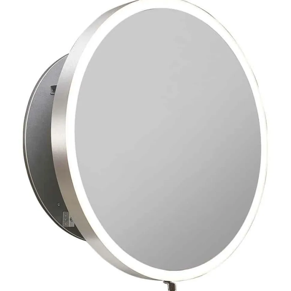 Espejo Extensible Redondo 80Cm Plata Modelo Extend R – 7104041 – Manillons Torrent
