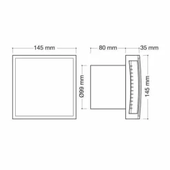 Extractor Decorativo Cromo Temporizado – Drena