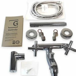 Grifo De Baño-ducha Cromo Con Accesorios De Ducha – Matrix – 8241000 – Galindo