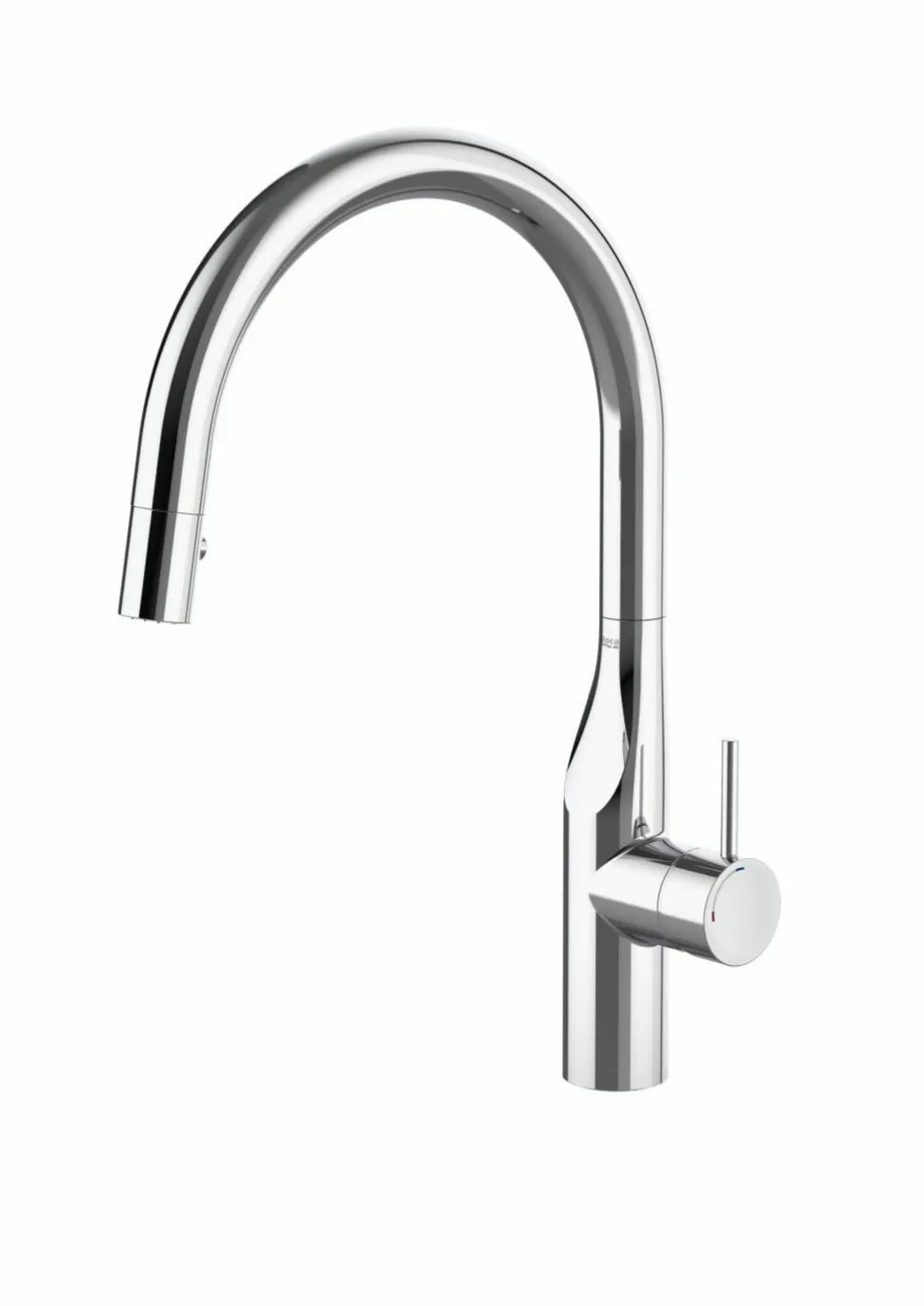 Grifo De Cocina Con Caño Giratorio Y Ducha Extraíble De Dos Funciones – Glera – Roca – A5A814DC00