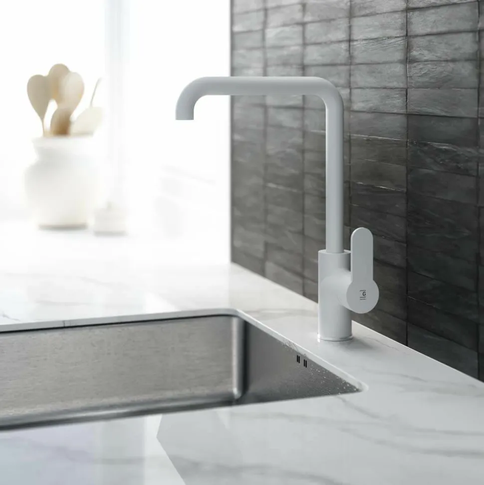 Grifo De Cocina Zip Plus 2.0 Blanco – 2158611 – Galindo – LuxCover