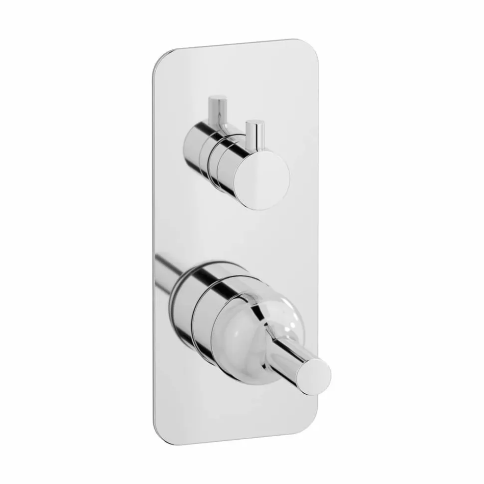Grifo De Ducha Empotrable 2 Vías Cromo – Batlo – 3247400 – Galindo