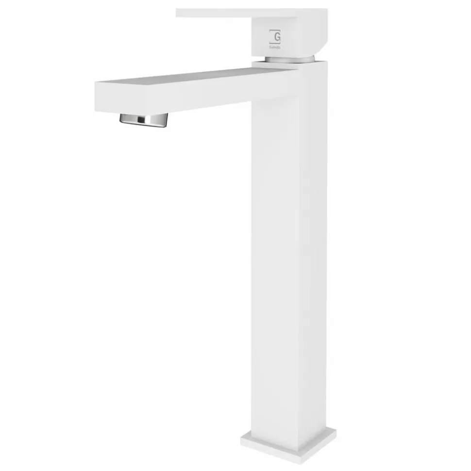 Grifo De Lavabo Alto Blanco – Nitro – 5245511 – Galindo