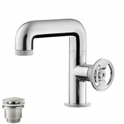 Grifo De Lavabo Caño Bajo Con Desagüe – Strem – 7964000 – Galindo