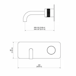 Grifo De Lavabo Mural Zoom Níquel – 4985671 – Galindo – LuxCover