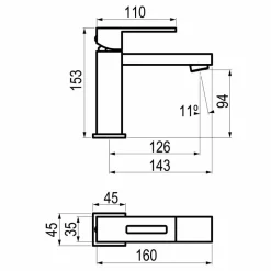 Grifo De Lavabo Nitro Con Desagüe Automático Cromo – 5244000 – Galindo