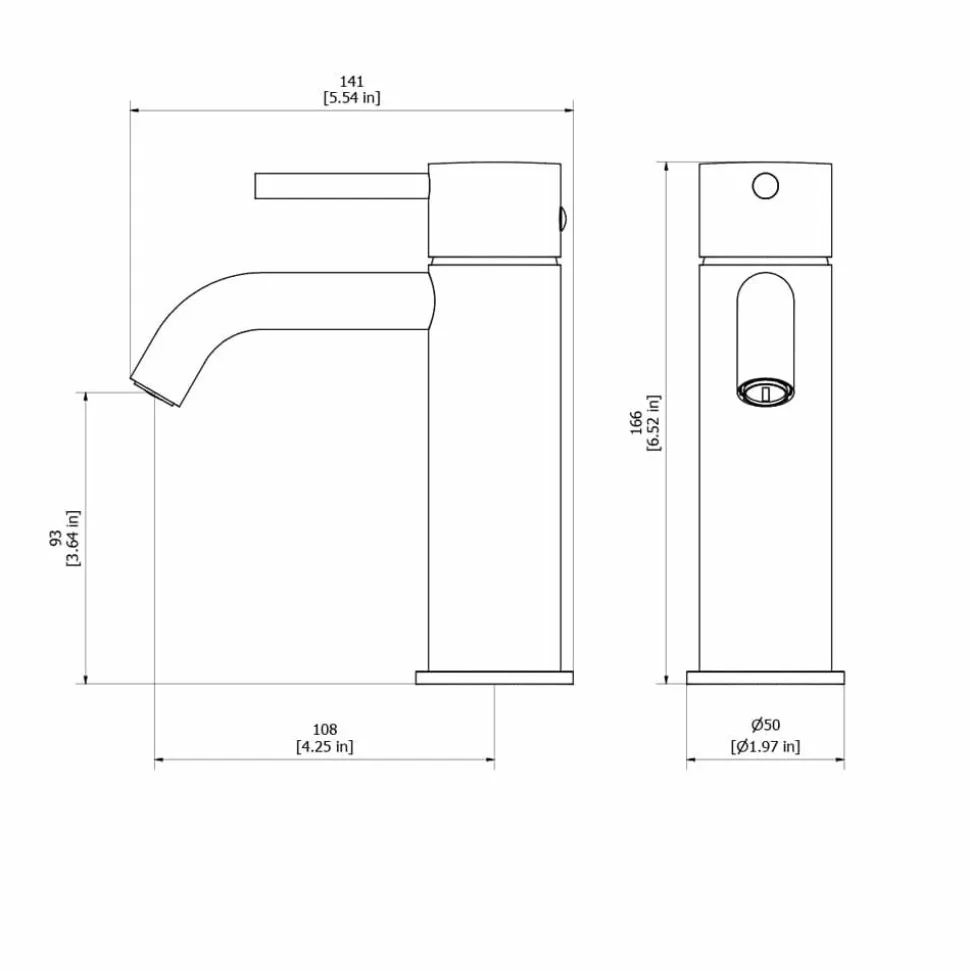 Grifo De Lavabo Trama Cromo – 4975000 – Galindo