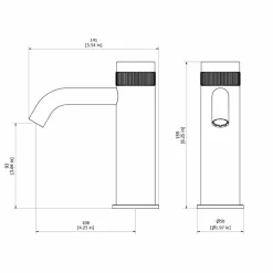 Grifo De Lavabo Zoom Oro Cepillado – 4985029 – Galindo – LuxCover