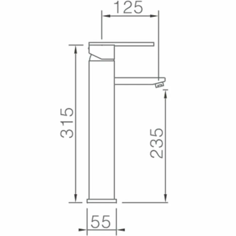 Grifo Lavabo Caño Alto – Roma – Imex – BDR001-3