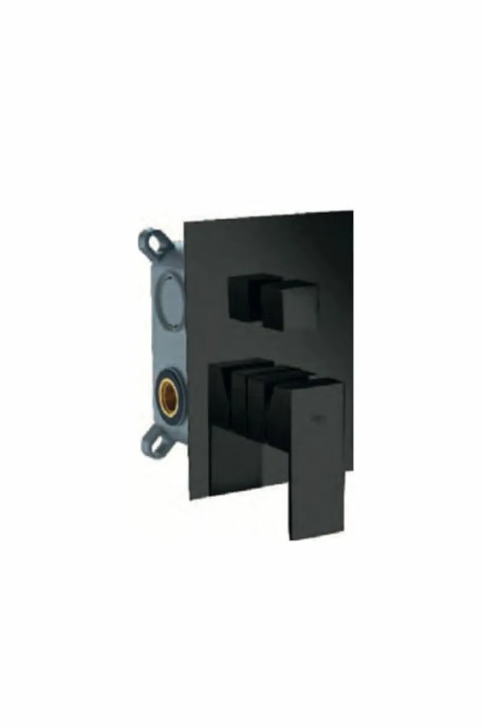 Grifo Monomando Empotrado 3 Vías Negro Mate – GSM03V/NG – Imex