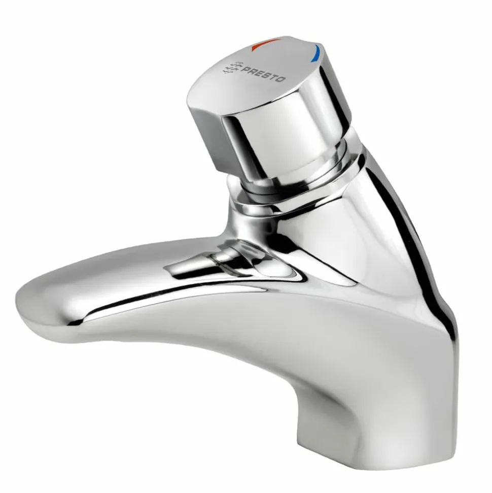 Grifo Temporizado Lavabo Mezclador Repisa Accionamiento Mediante Pulsador. PRESTO Arte AM – 66700 – Presto Iberica
