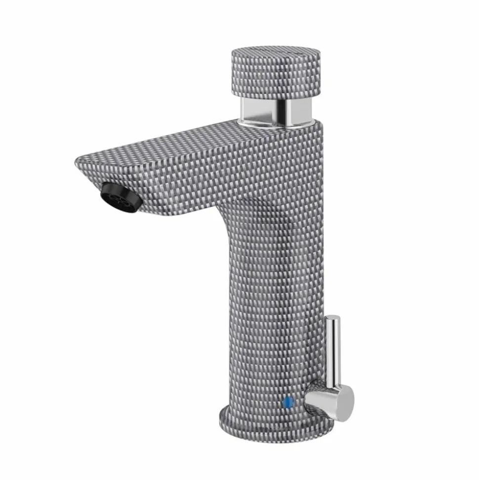 Grifo Temporizado Lavabo Mezclador Repisa Accionamiento Mediante Pulsador. PRESTO XT LM – P2026035 – Presto Iberica
