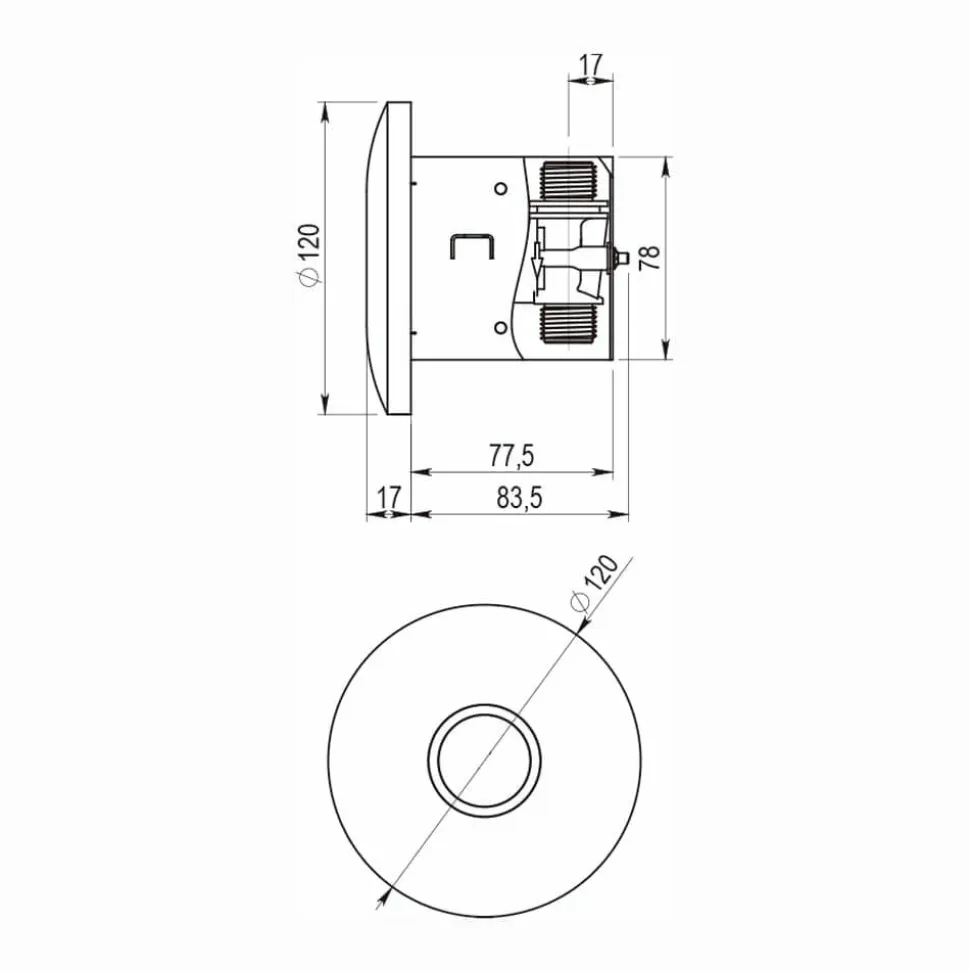 Grifo Temporizado Urinario Touch Accionamiento Mediante Sensor Táctil. PRESTO Domo Touch UE – 79650 – Presto Iberica