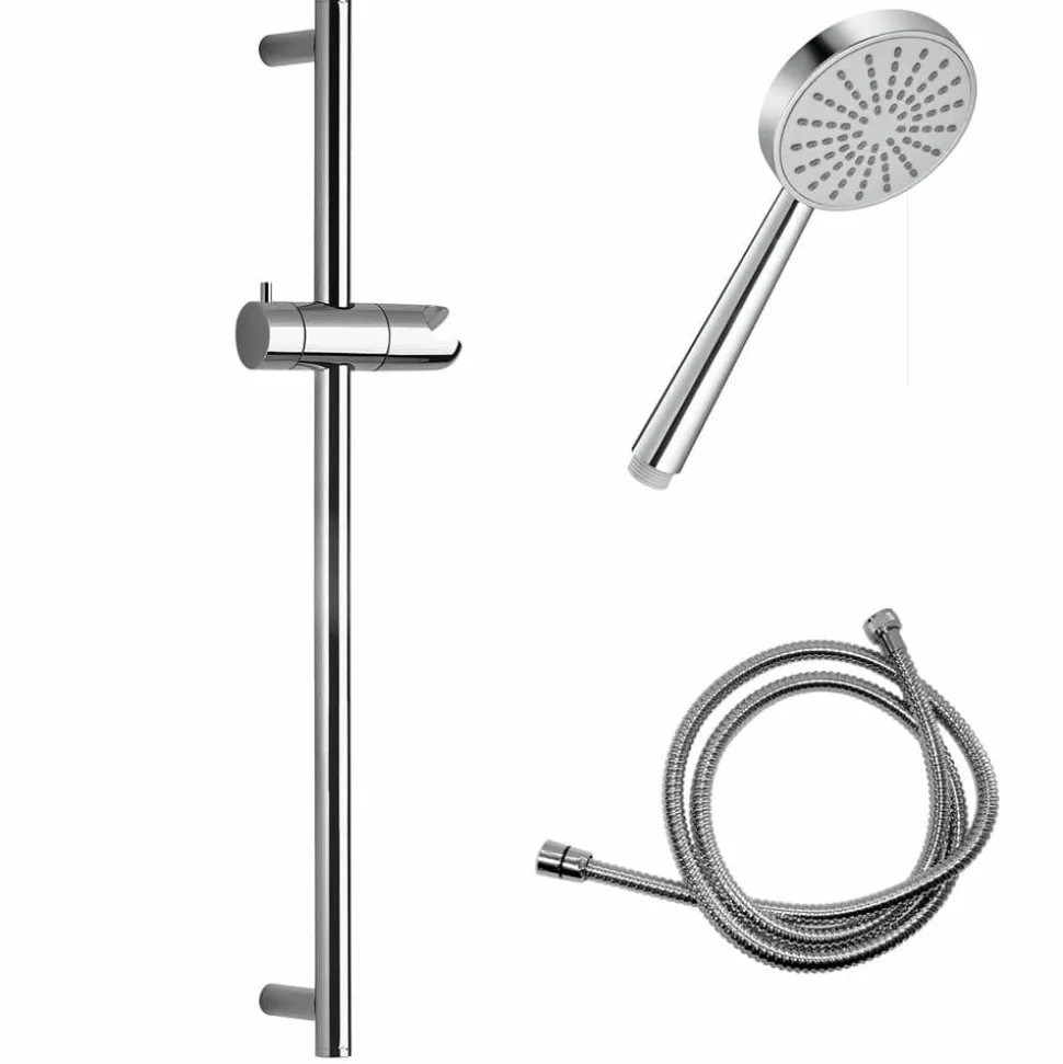 Kit Ducha Tekno Con Accesorios Ingo Plus Cromo – 377700 – Galindo