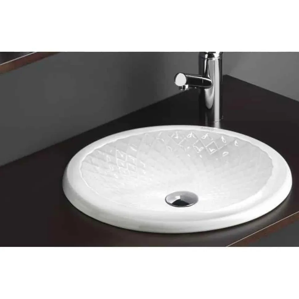 Lavabo De Encastre 40 Cm – 4075 – Relief – Bathco