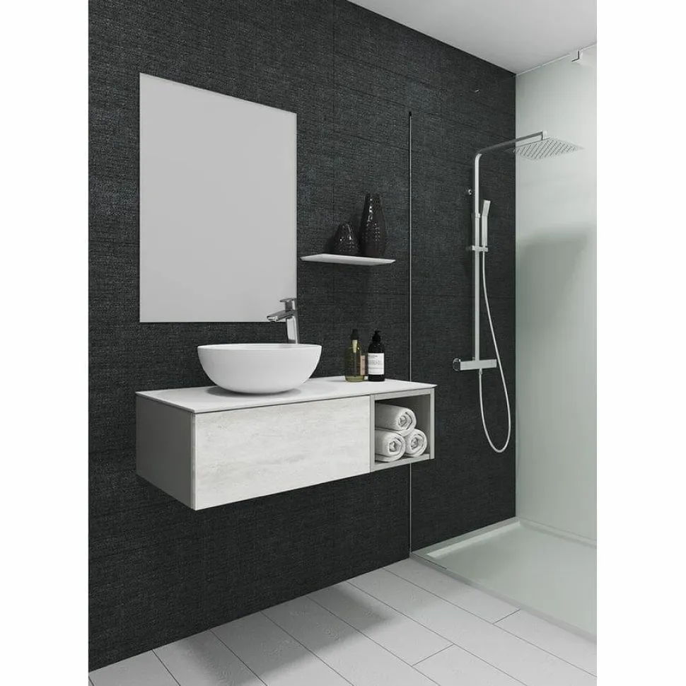 Lavabo Sobre Encimera De SolidSurface – Bowl – Baños10
