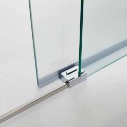 Mampara Angular 2 Fijos + 2 Correderas Decorado Frost Plus – Basic – GME