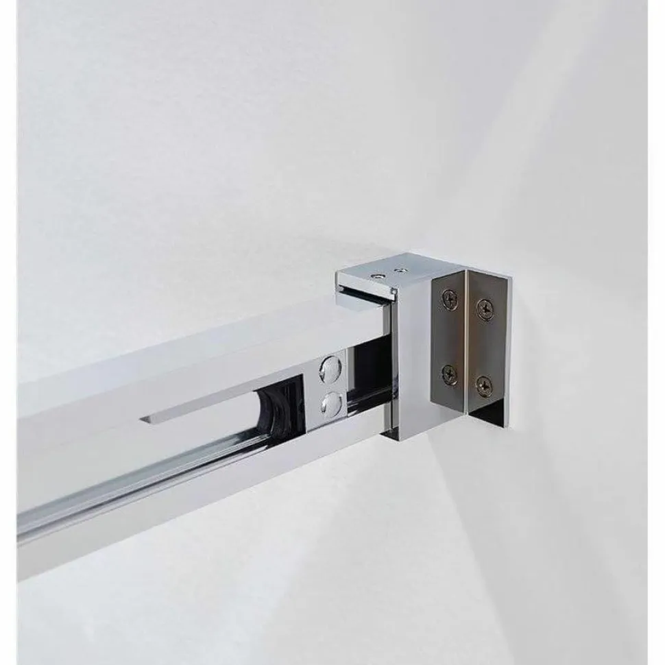 Mampara De Ducha Frontal 2 Fijos + 2 Correderas Decorado Frost Plus – Basic – GME