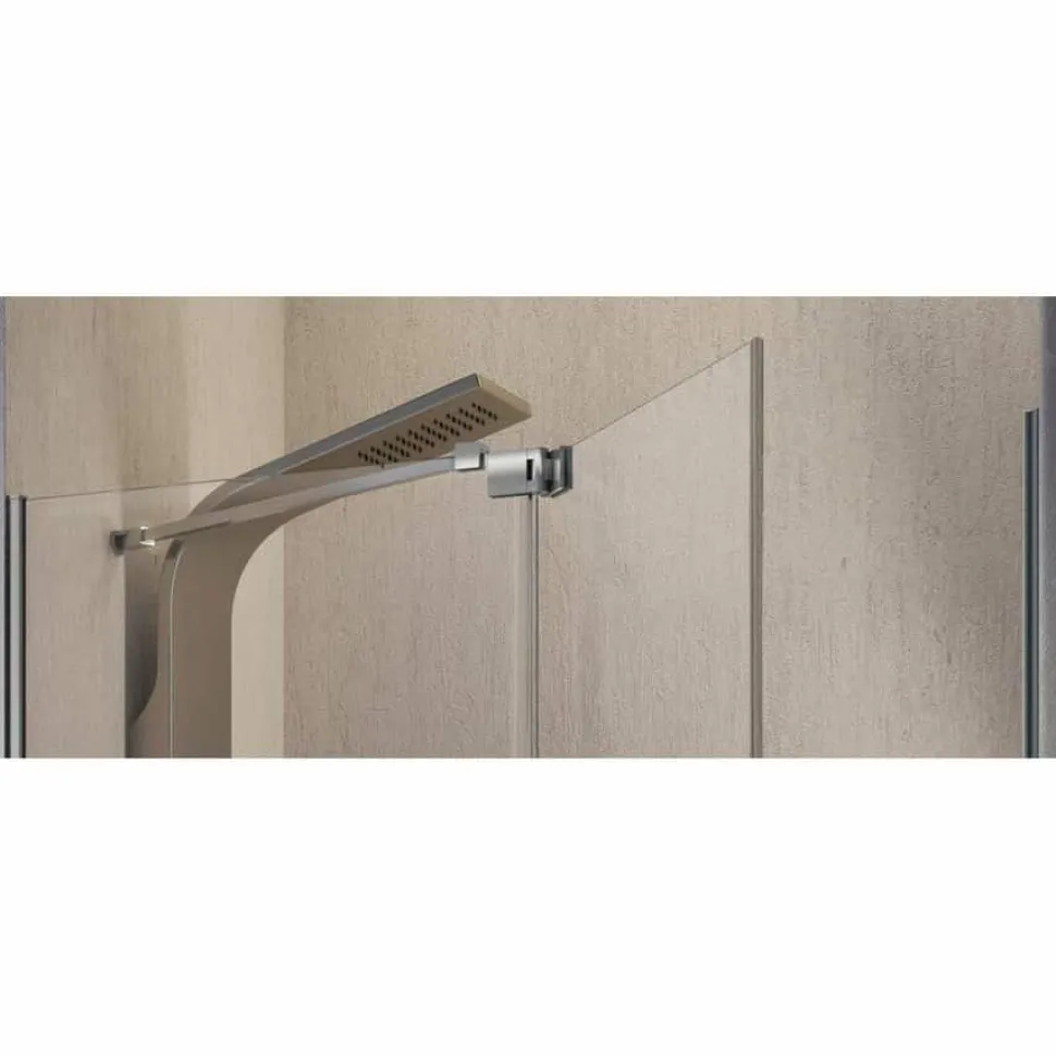Mampara Frontal De Ducha 1 Fijo + Puerta Abatible – Sula SL603 16 – Kassandra