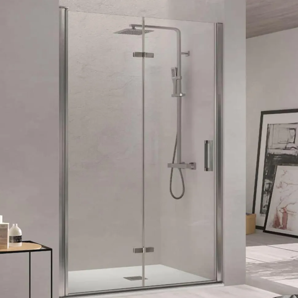 Mampara Frontal De Ducha 1 Puerta Plegable + Perfil De Cierre – Nardi Na300 16- Kassandra