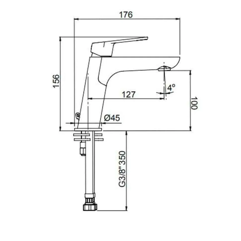 Monomando De Lavabo – Beta – AQG