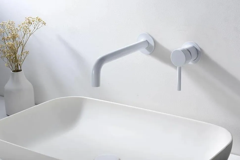 Monomando Empotrado Lavabo Etna Blanco Mate – GLT023/BL – Imex