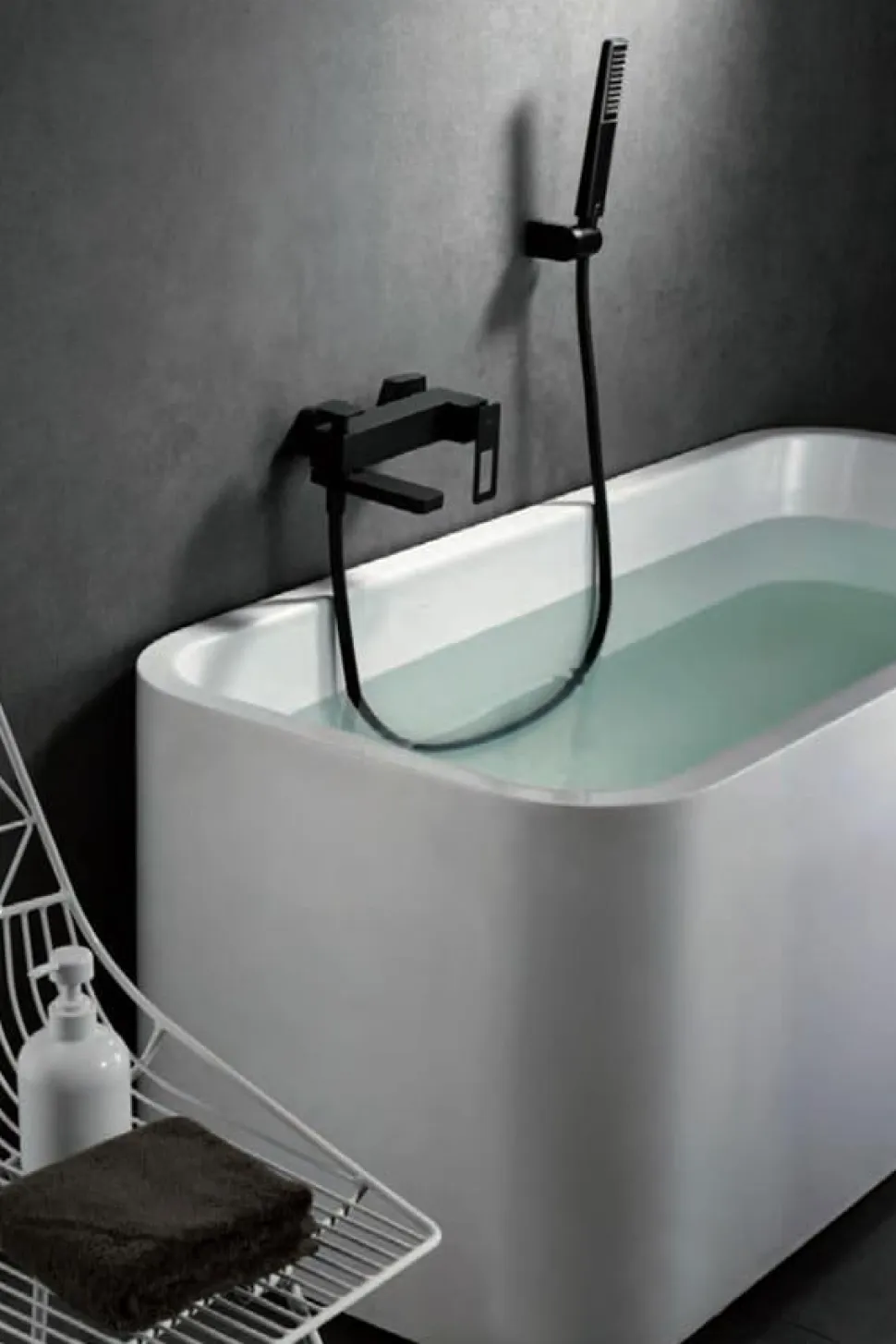 Monomando Kit Baño/ducha Suecia Negro Mate – BDC032-7NG – Imex