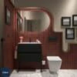 Mueble Suspendido Dos Cajones Con Fondo Reducido Y Lavabo De Porcelana – Fussion Line – Salgar