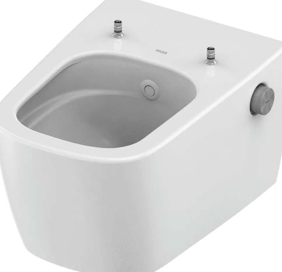 Pack Inodoro Suspendido Con Función De Lavado Agua Fría + Bastidor De 8 Cm (sin Conexión Eléctrica) – TeceOne – Tece