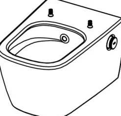 Pack Inodoro Suspendido Con Función De Lavado Agua Fría + Bastidor De 8 Cm (sin Conexión Eléctrica) – TeceOne – Tece