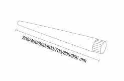 Pasamanos Basic Tubo Recto 900 Mm – PrestoEquip – 94190