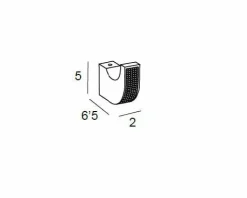 Percha – Cromo/Oro Modelo Carmen – 6608003 – Manillons Torrent