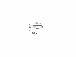 Percha Doble (Posibilidad De Instalación Mediante Tornillería O Adhesivo) – Victoria – Roca – A816651001