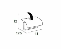 Portarrollos – Cromo Modelo Carmen – 6604002 – Manillons Torrent