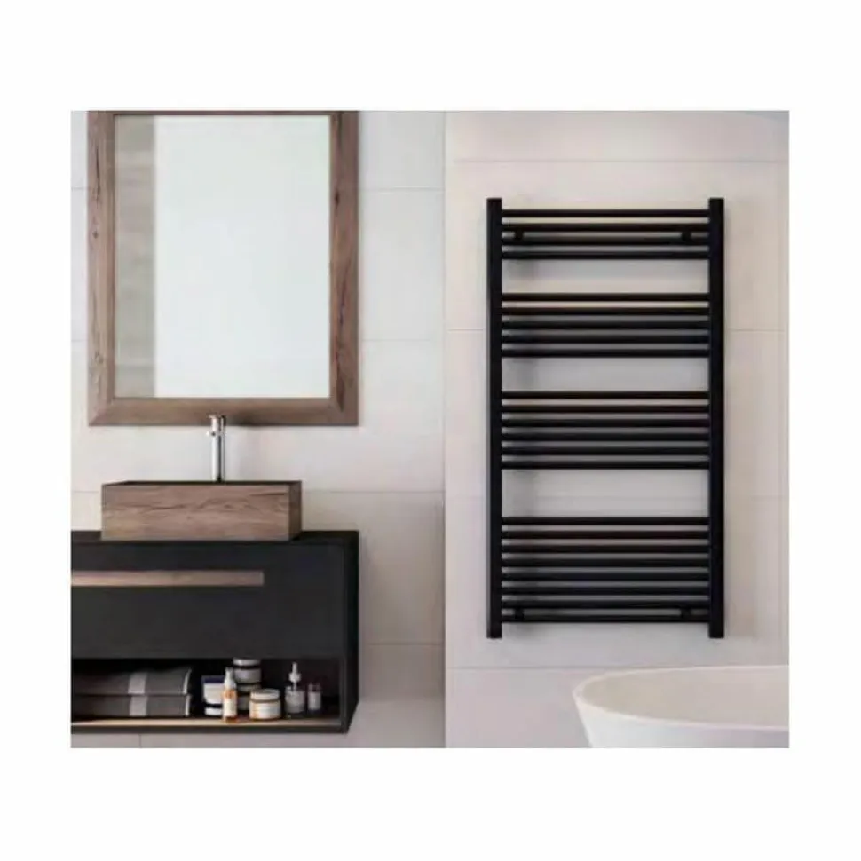 Radiador Toallero Hidráulico Negro – Gamma – Mithos
